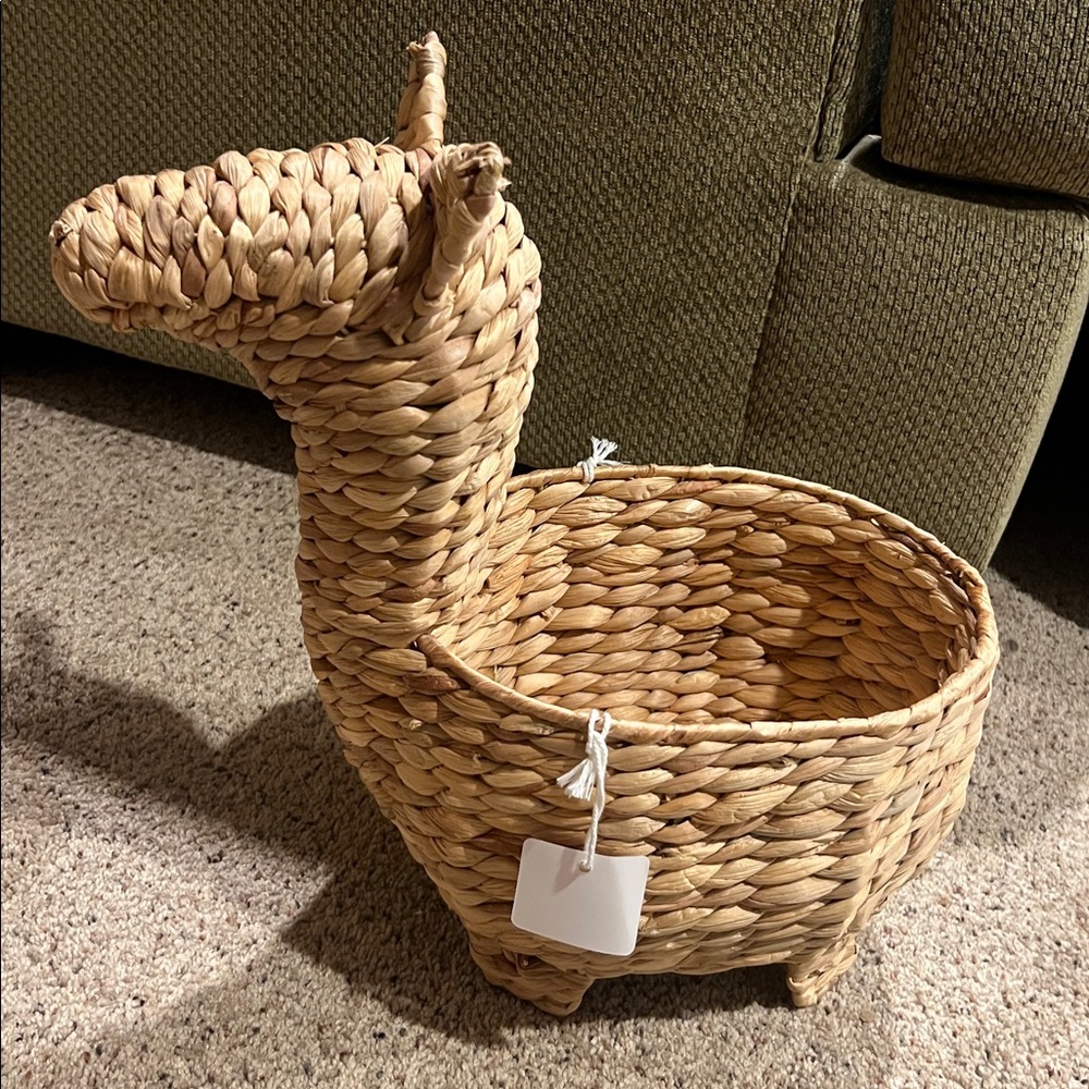 Woven Llama Planter - Natural Brown - Picture 5 of 5